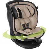 Lorelli Kindersitz Aviator, (40-150cm) 360° drehbar, verstellbar, Isofix beige