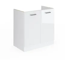 Vicco Spülenschrank R-Line 80 x 46 x 82 cm Weiß