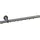 INDEKO Gardinenstange INDEKO "Consul", silber (edelstahlfarben), L:420cm Ø:16mm, Aluminium, Gardinenstangen, Innenlauf Komplett-Set inkl. Gleitern und Montagematerial