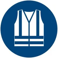 Industrial Quality Supplies Gebotszeichen Warnweste benutzen, Typ: 04100