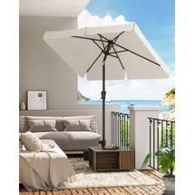 Songmics Balkonschirm 200 x 150 cm Beige