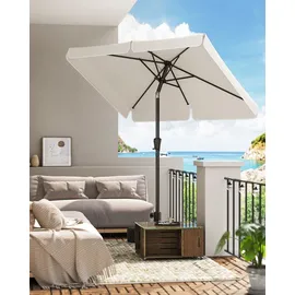 Songmics Balkonschirm 200 x 150 cm Beige