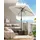 Songmics Balkonschirm 200 x 150 cm Beige