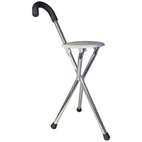 Rehaforum Medical Gehstock mit Sitzfläche grau