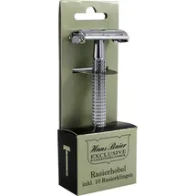 Hans Baier Butterfly - Rasierhobel inkl. 10 Rasierklingen im Set/29101