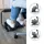HJH Office Fußstütze PODI F Kunststoff Schwarz ergonomische Fußablage höhenverstellbar & neigbar, inkl. Beinablage, 830111