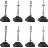 PARFCO Möbelfüße Verstellbar, 8 Stück Stellfuß M8 x 90MM, rutschfeste Höhenverstellbare Füße, Verstellbare Füße für Wohnmöbel, Fitnessgeräte, Mechanische Geräte