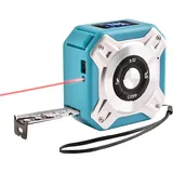 3-in-1 Laser-entfernungsmesser, 5 M Digitaler Entfernungsmesser, 40 M Messbereich, Wiederaufladbar, Multifunktional, Blau