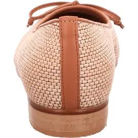Gabor Pumps beige braun Bast Ballerinas 85.102.48 für Damen, braun, Größe 42 EU / 8 UK