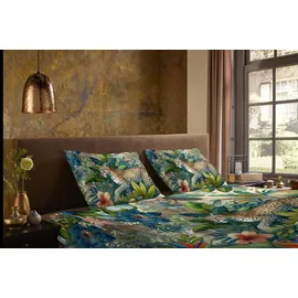Muller Textil Raza Dschungel Mehrfarbig 135 x 200 cm + 2 x 80 x 80 cm