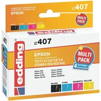 edding  kompatibel zu Epson T0715 CMYK