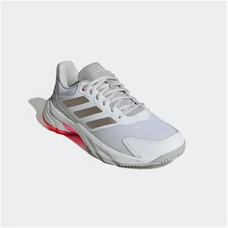 Adidas Courtjam Control 3 Cloud White / Iron Metallic / Lucid Red 38    