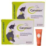 Canosan 2X 30 Kautabletten, Ergänzungsfuttermittel für Hunde I Gelenknahrung mit Gonex zur Unterstützung von Knorpeln, Sehnen und Bändern I Gelenkgesundheit I Spar-Set Plus Pharma Perle give-Away