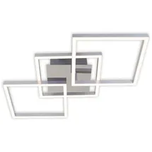 Briloner LED Deckenleuchte 76,3 cm aluminium-chrom