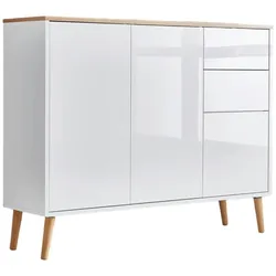Kommode Mailand Typ 10 Weiß
