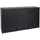 MCW Mülltonnenverkleidung E25 195 x 110 x 66 cm schwarz