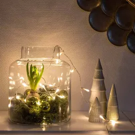 Konstsmide LED Lichterkette Micro gefrostet 1,33 m Bernstein