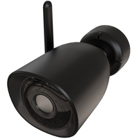 Calex Outdoor IP Kamera, Überwachungskamera, mit Zweiwege-Audio, 2K, Schwarz, WLAN & App Steuerung