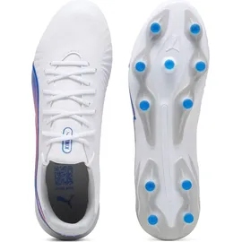Puma King Match FG/AG Herren Puma White-Bluemazing-Flat Light Gray 47