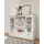 OTTO home Highboard OTTO HOME "Ismund", transparent (weiß, naturfarben), B:159cm H:121cm T:39cm, Holzwerkstoff, Sideboards, Highboard, aus MDF, mit Holz-Zierleiste, schwarzen Metallgriffen, Höhe 121 cm