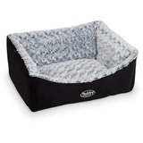 Nobby Komfort Bett eckig schwarz L x B x H: 45 x 40 x 18 cm