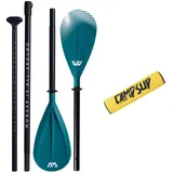 CampSup Aqua Marina Set 2-in-1 Paddel iSUP & Kajak Dual-Tech Aluminium + Floater Gelb Paddle für Sup-Boards