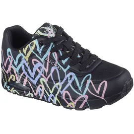 SKECHERS Uno Spread The Love Damen Schwarz/Lila/Türkis 39