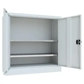 Stier Flügeltürenschrank Zink 1000x1000x400 mm RAL 7035