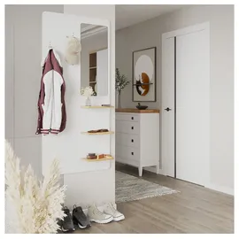 Vicco Wandgarderobe Jochen 70 x 150 cm Weiß/Eiche