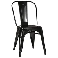 Mid.you Stuhl, Schwarz, Metall, konisch, 44x84x54 cm, stapelbar, Esszimmer, Stühle, Esszimmerstühle, Vierfußstühle