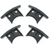 cyclingcolors 4x Abdeckkappen Fensterladen PVC Rollladenlamelle abdeckung rolladen Profil lamellen stopfen Rollladenführung kunststoff, für 42 x 8mm