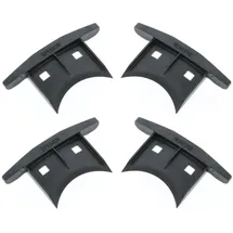 cyclingcolors 4x Abdeckkappen Fensterladen PVC Rollladenlamelle abdeckung rolladen Profil lamellen stopfen Rollladenführung kunststoff, für 42 x 8mm