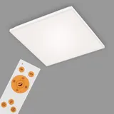 Briloner - Dimmbare LED-Deckenleuchte FRAMELESS LED/24W/230V + Fernbedienung Weiß