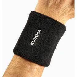Schweißband TP 100 Tennis Handgelenk schwarz schwarz|farblos|weiß SCHWARZ