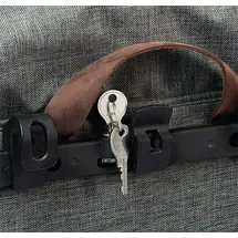 Racktime Schloss Secure It Sidebag Adapter silber