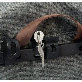 Racktime Schloss Secure It Sidebag Adapter silber