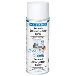 Keramik Schweißschutzspray | silikonfreie Schutzbeschichtung mit hohem Feststoffanteil | 400 ml | weiß