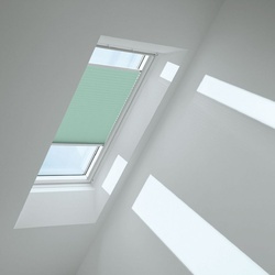 VELUX Plissee Mint 1281, 94x118 cm (P06), Aluminiumschiene,Elektro,GGU,VELUX