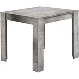 byLIVING Esszimmertisch Nepal/Beton-Optik grau/Kleiner Küchentisch 80 x 80 cm/Esstisch Melaminharz beschichtet / 18 mm Dicke Tischplatte / 80 x 80, H 75 cm