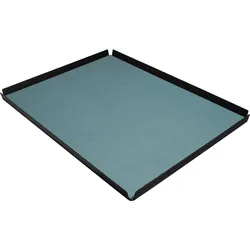 Stil Casa, Set 6 Tabletts pro Hotelzimmer, Innenraum aus Polyurethan gepaart, 51,5x39,5 cm, Farbe hellblau (sky).