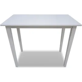 vidaXL Bartisch 60 x 75 cm Weiß