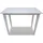 vidaXL Bartisch 60 x 75 cm Weiß