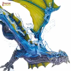 Dungeons & Lasers - Drachen Miniaturen (Unbemalt) - Freyr the Stormbreaker
