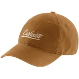 CARHARTT Canvas Script Graphic Cap braun Einheitsgröße