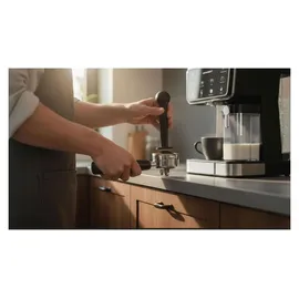 Berdsen BD-773 schwarze 20-Bar-Milchaufschäumer-Kaffeemaschine - Schwarz