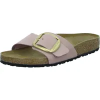 Birkenstock Madrid Big Buckle Nubuck Leather Clog rosa 42 EU