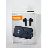 Denver Powerbank + Bluetooth Earbuds - Black Powerbank (Akku) - schwarz - 5000 mAh