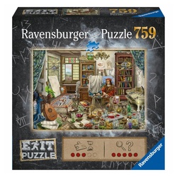 Ravensburger Puzzle EXIT Künstleratelier 759 Teile, Puzzleteile