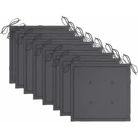 vidaXL Gartenstuhl 50 x 114,2 x 34,5 cm braun 8 St.