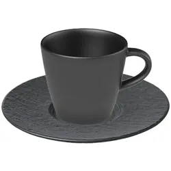 Villeroy & Boch Manufacture Rock Kaffee Set schwarz 12-teilig